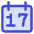 Date 17 Calendar Icon from Core Duo Set