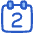Date 2 Calendar Icon from Plump Duo Set