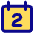Date 2 Calendar Icon from Core Pop Set