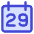 Date 29 Calendar Icon from Core Duo Set
