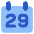 Date 29 Calendar Icon from Core Flat Set