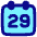 Date 29 Calendar Icon from Plump Pop Set