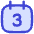 Date 3 Calendar Icon from Flex Duo Set