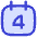 Date 4 Calendar Icon from Flex Duo Set