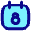 Date 8 Calendar Icon from Flex Pop Set
