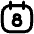 Date 8 Calendar Icon from Flex Remix Set