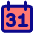Monthly Calendar Icon from Core Pop Set