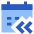 Past Event Previous Icon from Sharp Flat Set