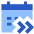 Upcoming Event Next Icon from Sharp Flat Set