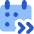Upcoming Event Next Icon from Core Flat Set