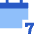 Weekly Calendar Icon from Sharp Flat Set