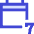 Weekly Calendar Icon from Sharp Duo Set