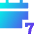 Weekly Calendar Icon from Sharp Gradient Set