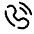 Phone Calling Rounded Icon from Solar Broken Set