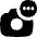 Camera Badge Ellipsis Menu Icon from Flex Solid Set
