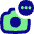 Camera Badge Ellipsis Menu Icon from Flex Pop Set