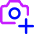 Camera Photo Add Icon from Core Neon Set