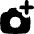 Camera Photo Add Icon from Flex Solid Set