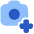 Camera Photo Add Icon from Plump Flat Set