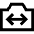 Camera Photo Front Icon from Sharp Line Set