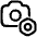 Camera Setting Bolt Nut Icon from Plump Line Set