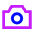 Camera Solo Icon from Sharp Neon Set