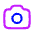 Camera Solo Icon from Plump Neon Set