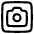 Camera Square Icon from Plump Line Set