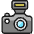 Camera Flash Icon from Ultimate Colors Set | Free Download as SVG Vector and Transparent PNG | Streamline icons