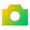 Camera Solo Icon from Sharp Gradient Set