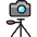 Camera Tripod 1 Icon from Ultimate Colors Set