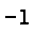 Character Negative Number Icon from Carbon Set