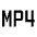 MP4 Icon from Carbon Set