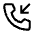 Phone Incoming Icon from Carbon Set
