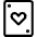 Card Game Heart Icon from Ultimate Regular Set