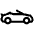 Car Type Cabriolet Icon from Ultimate Regular Set