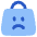 Shopping Bag Sad Icon from Plump Flat Set