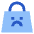 Shopping Bag Sad Icon from Sharp Flat Set