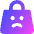 Shopping Bag Sad Icon from Core Gradient Set