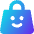 Shopping Bag Smile Icon from Core Gradient Set
