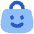 Shopping Bag Smile Icon from Flex Flat Set