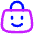 Shopping Bag Smile Icon from Flex Neon Set