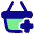 Shopping Basket Add Icon from Plump Pop Set