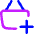 Shopping Basket Add Icon from Flex Neon Set