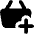 Shopping Basket Add Icon from Core Solid Set