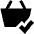 Shopping Basket Check Icon from Sharp Solid Set