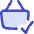 Shopping Basket Check Icon from Flex Duo Set