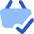 Shopping Basket Check Icon from Core Flat Set