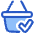 Shopping Basket Check Icon from Plump Duo Set
