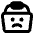 Shopping Basket Emoji Sad Icon from Core Remix Set